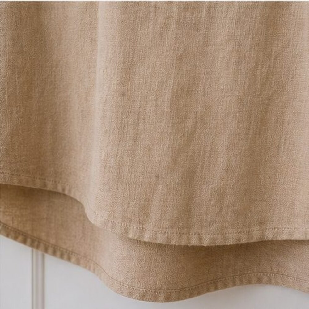 Camel Tie Neck Blouse - Picture 6 of 6